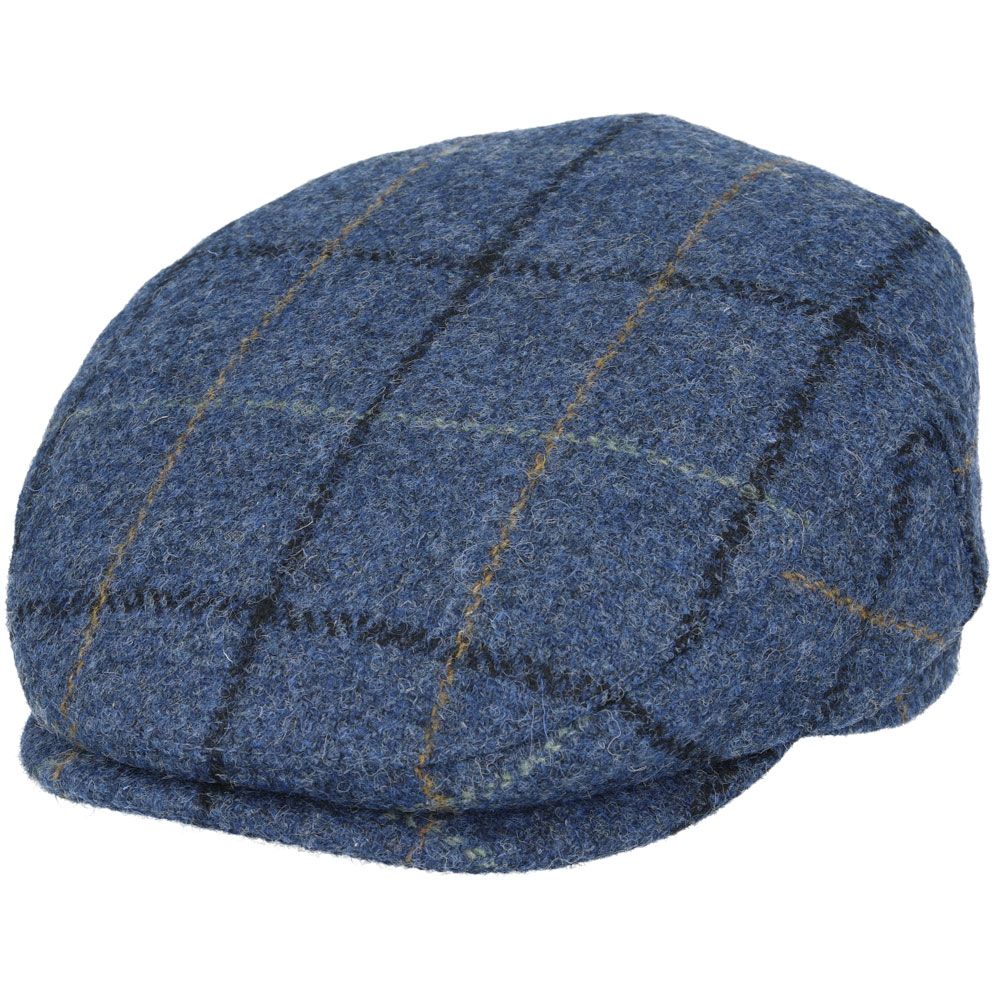 Gladwin Bond Harris Tweed Wool Flat Cap