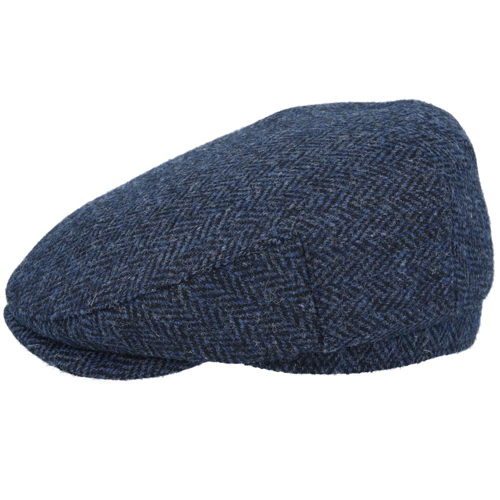 Bullantic - Premium Gladwin Bond Harris Herringbone Wool Flat Cap