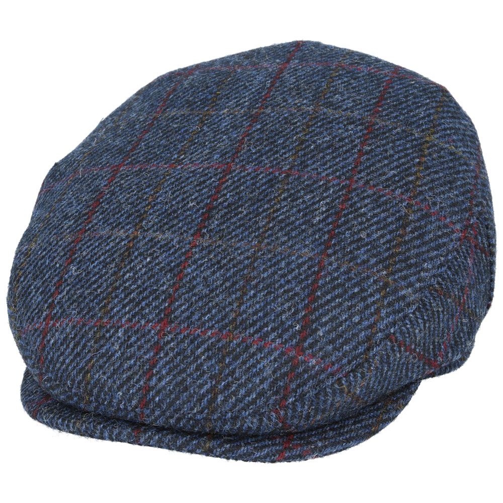 GladwinBond Harris Tweed Wool Flat Cap