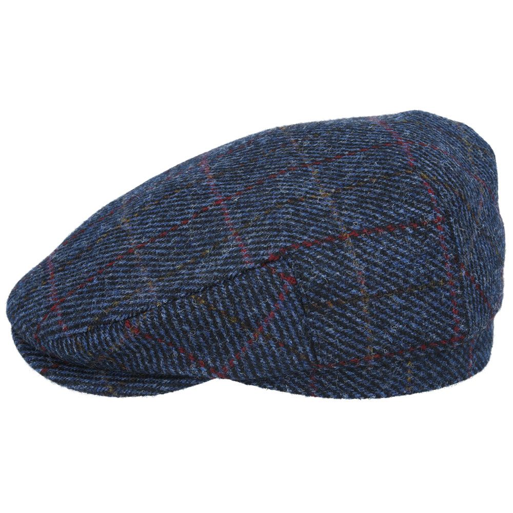GladwinBond Harris Tweed Wool Flat Cap