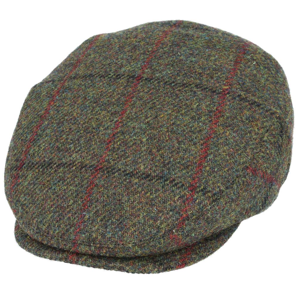 Gladwin Bond Harris Tweed Wool Flat Cap