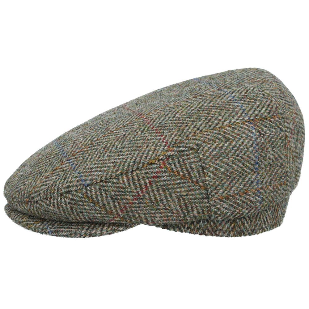 GladwinBond Harris Tweed Wool Flat Cap