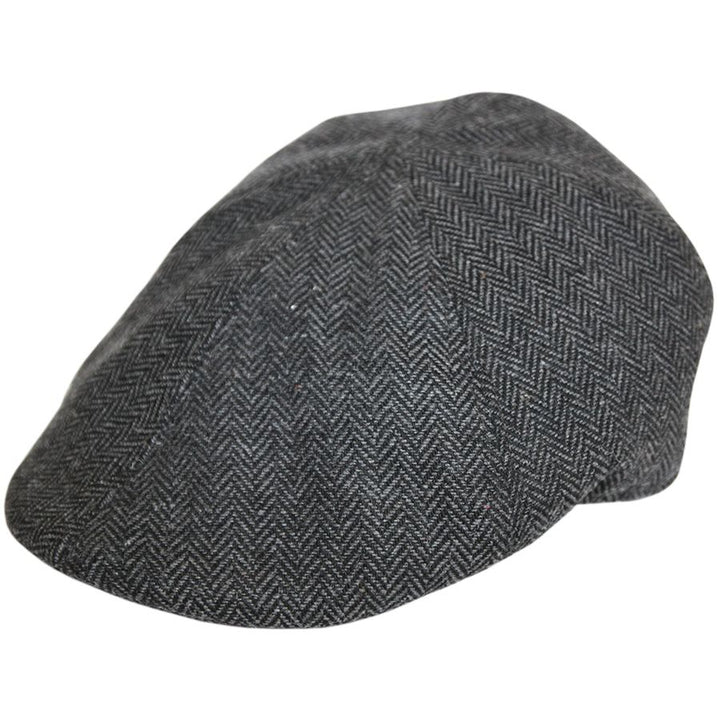 G&H Herringbone Six Panel Flat Cap