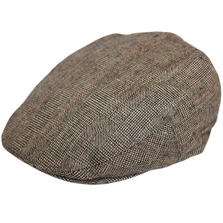 G&H Check Tweed Flat Cap