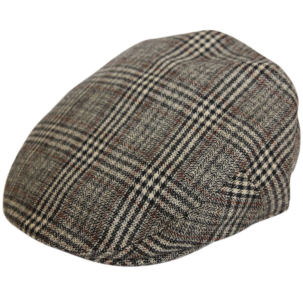 G&H Check Tweed Flat Cap