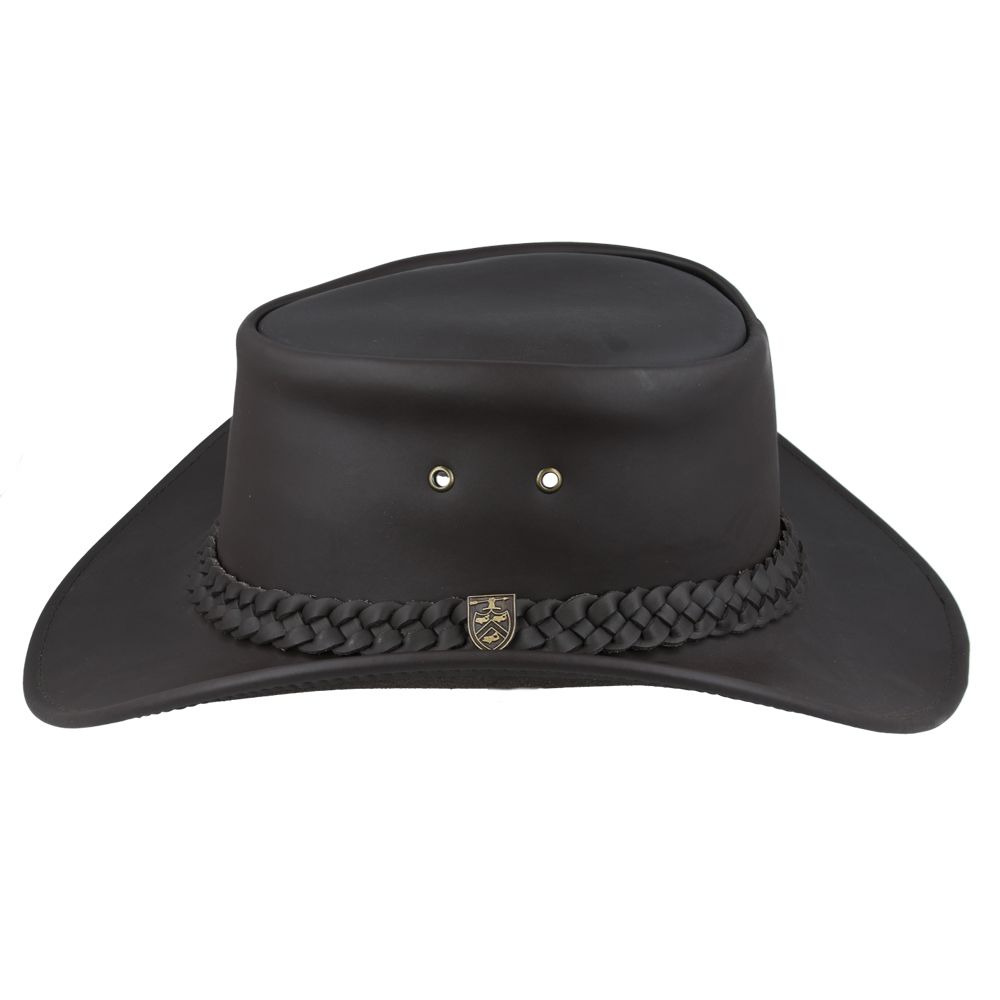 Bullantic - Real Leather Gladwin Bond Australian Style Buffalo Cowboy Hat