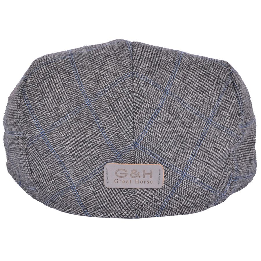 G&H Check Tweed Flat Cap