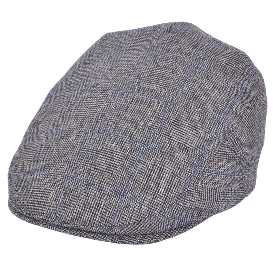 G&H Check Tweed Flat Cap