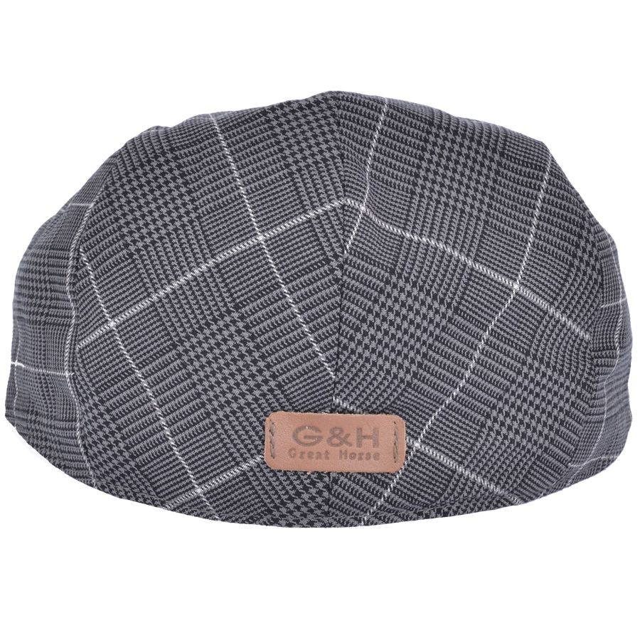 G&H Check Tweed Flat Cap