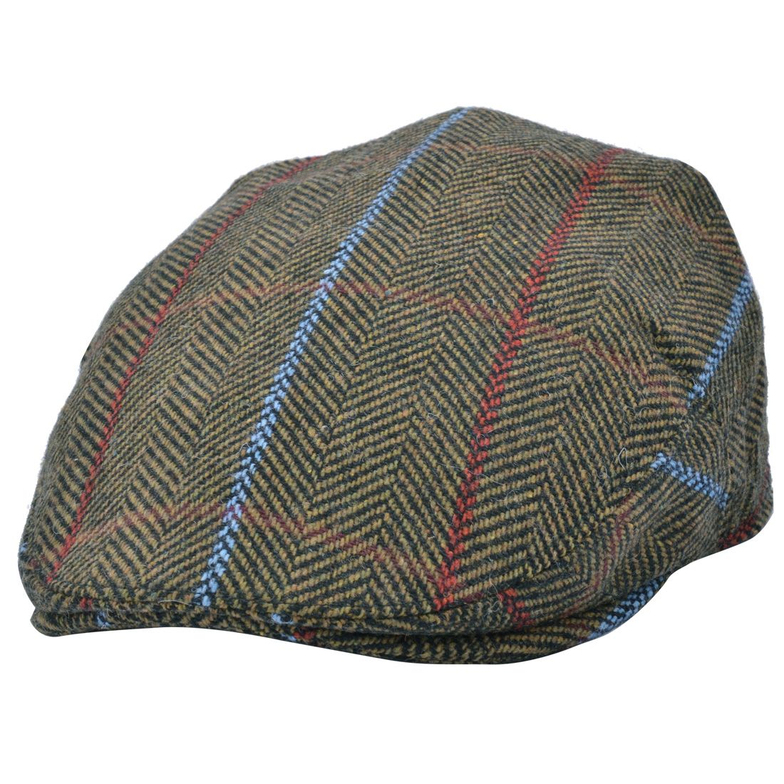 G&H Check Herringbone Flat Cap