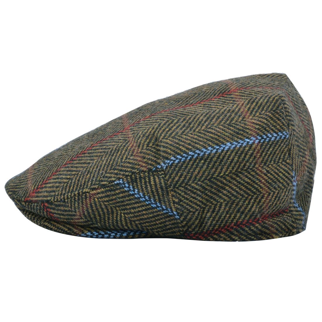 G&H Check Herringbone Flat Cap