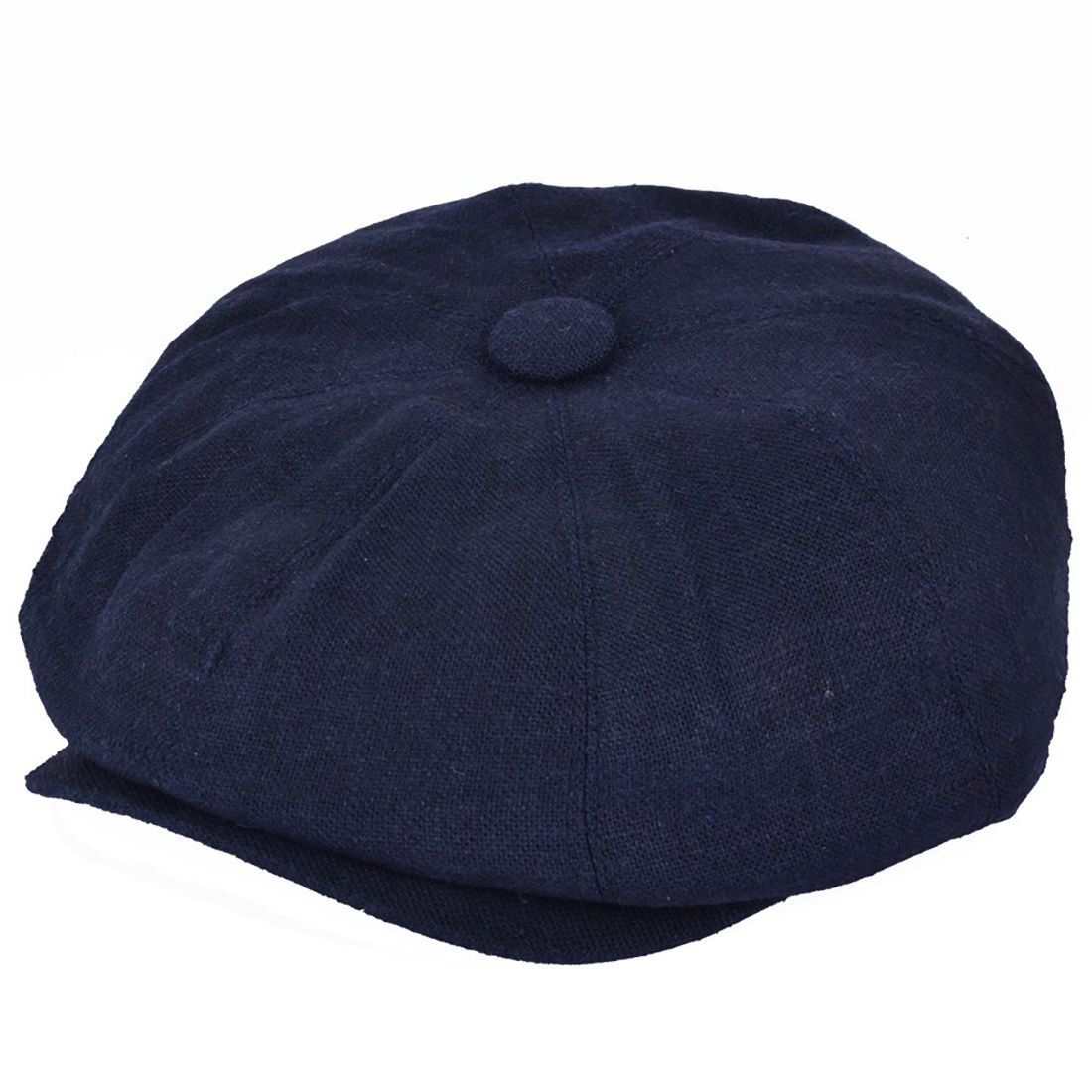 G&H Linen 8 Panel Newsboy Cap