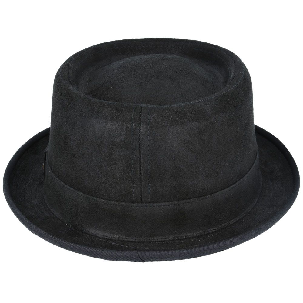 Bullantic - Premium Gladwin Bond Leather Pork Pie Hat