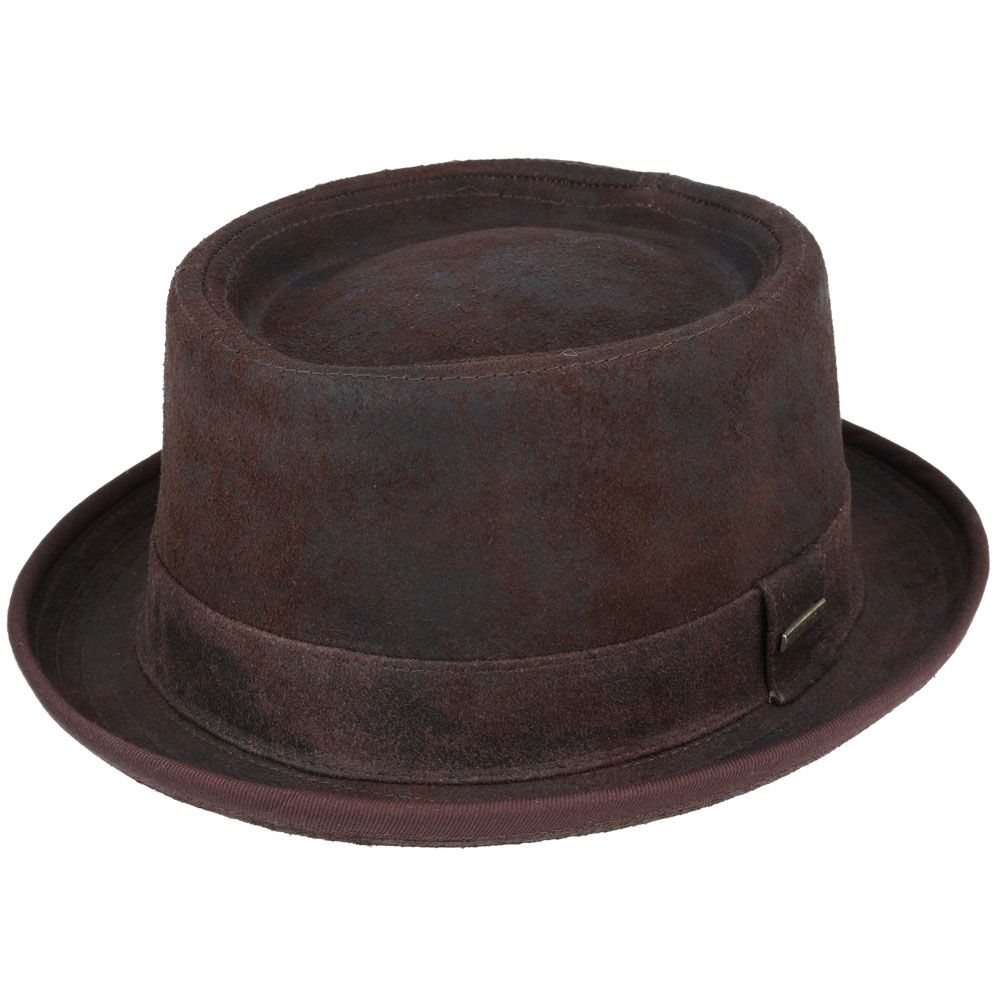 Bullantic - Premium Gladwin Bond Leather Pork Pie Hat