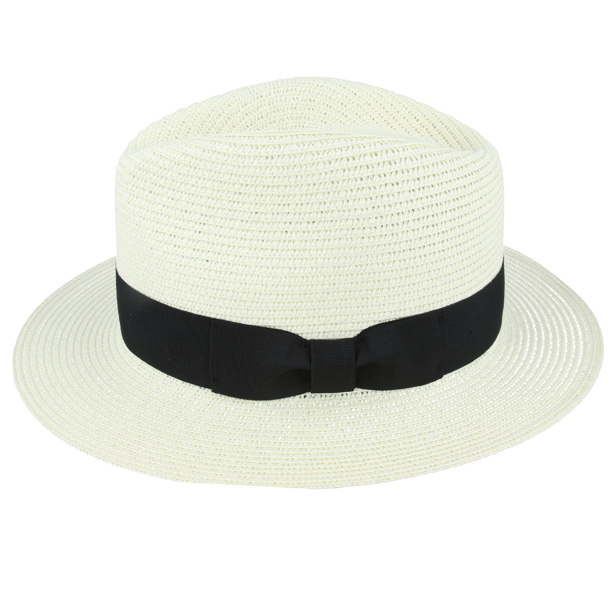 Bullantic Maz Straw Fedora Hat With Band