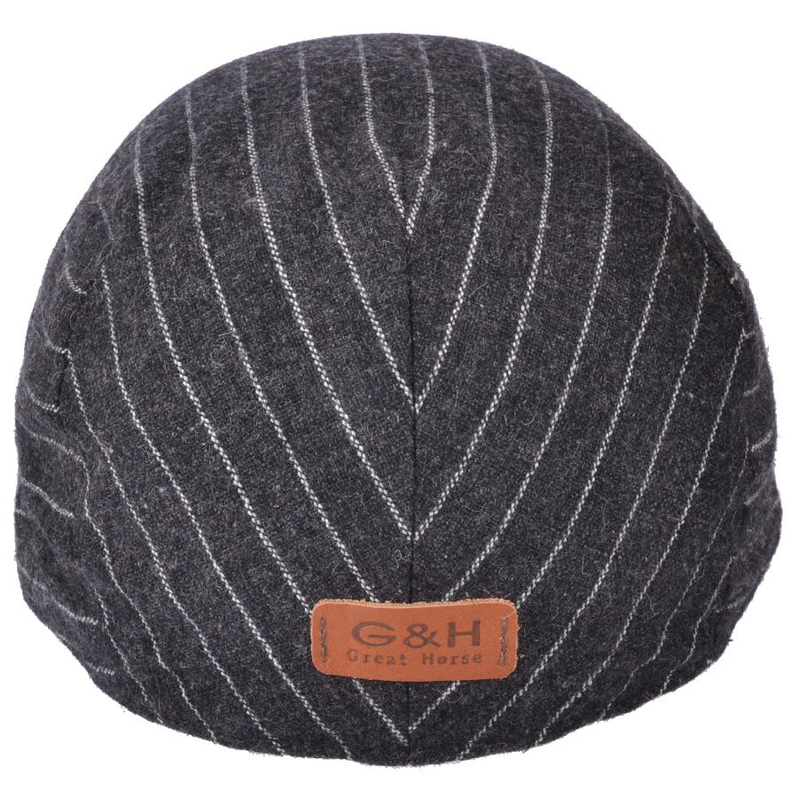 G&H Pinstripe Flat Cap
