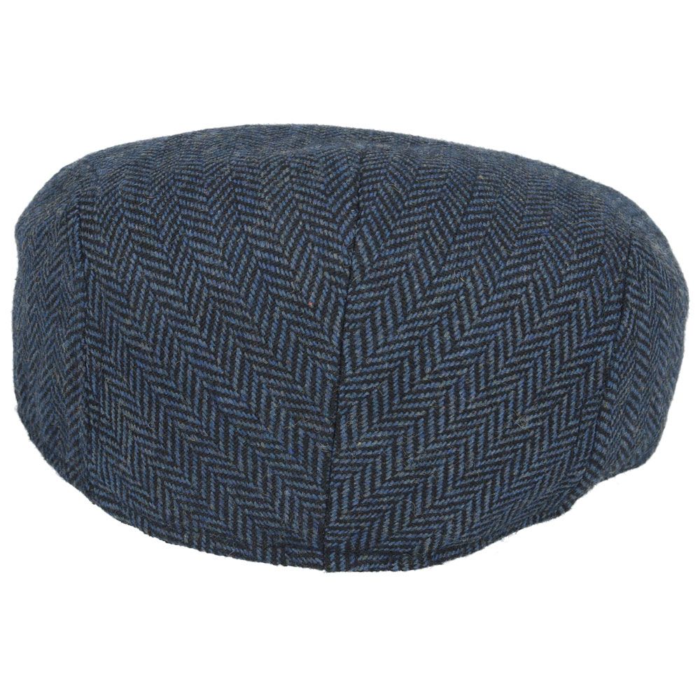 Maz Country Tweed Herringbone Flat Cap