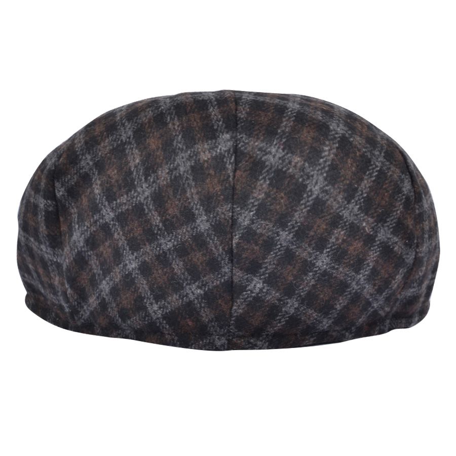 Maz Tweed Check Flat Cap