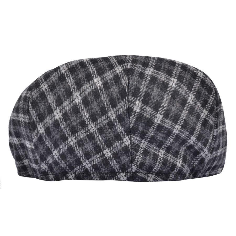 Maz Tweed Check Flat Cap