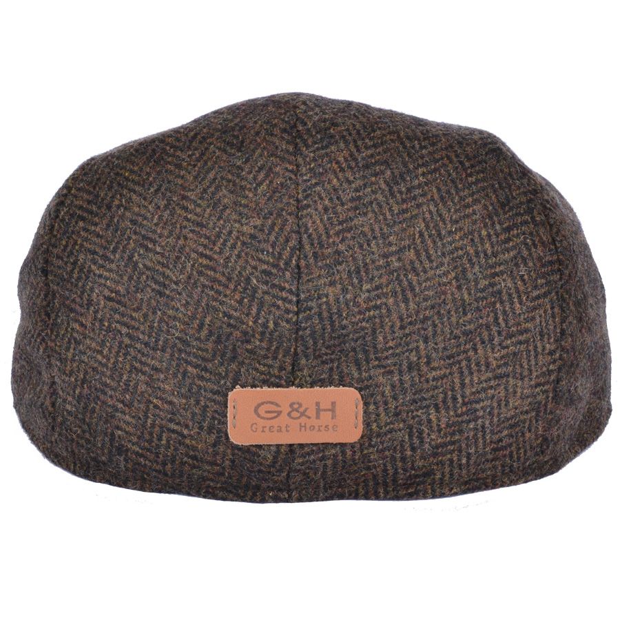 G&H Herringbone Flat Cap