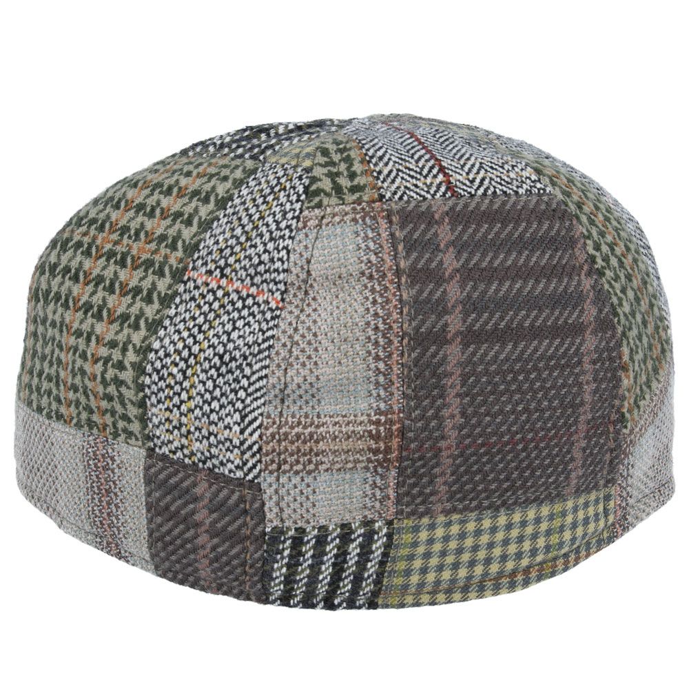 Maz Tweed Patch Six Panel Flat Cap
